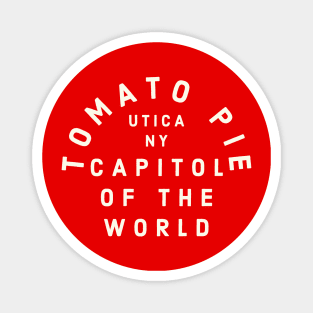 Tomato Pie Capitol of the World Utica NY Retro Magnet